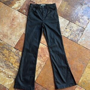 HIDDEN Los Angeles Black casual pants w/ankle slits